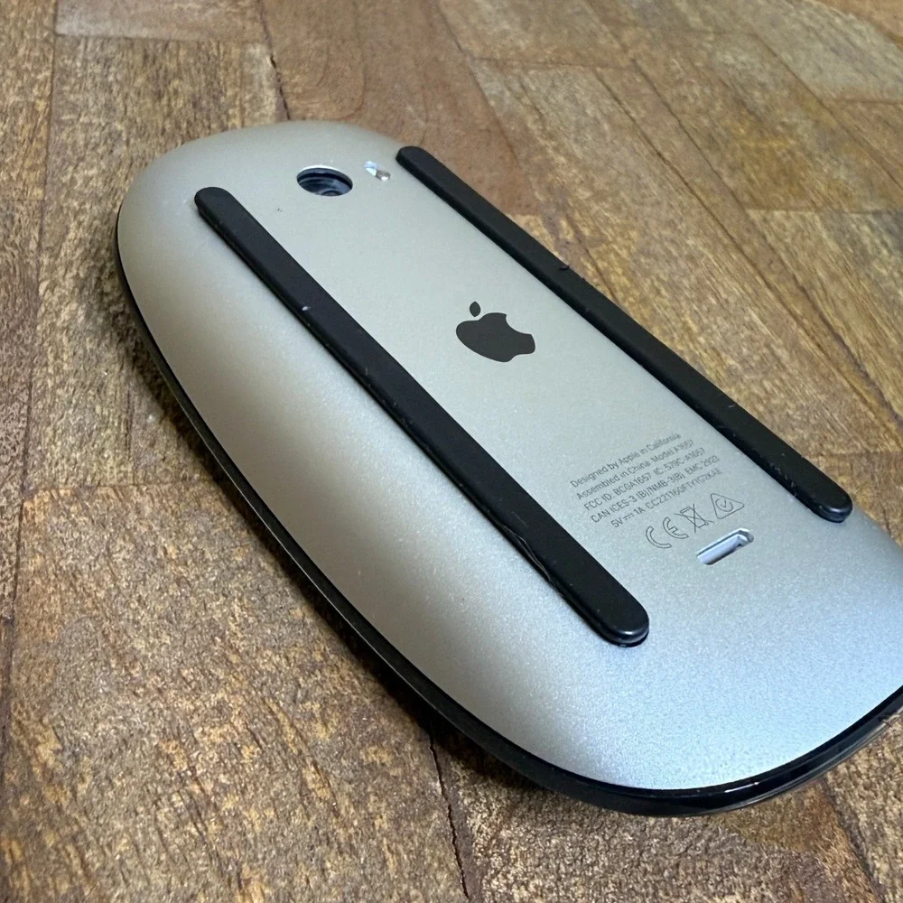 Apple Magic Mouse 2 OS Space Gray Black Excellent A1657 Rechargeable Wireless